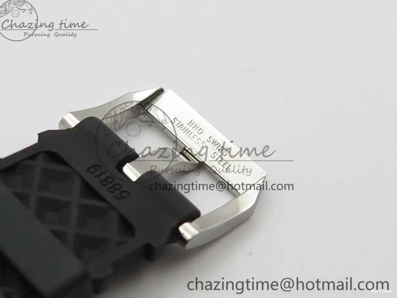 MIROTIME 0117 Aquatimer Chrono IW376702 SS BLS 1:1 Best Edition Black Dial on Black Rubber Strap A WellDesigned 7105